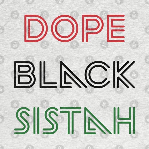 Dope Black Sistah by GardenCity Graffiti 